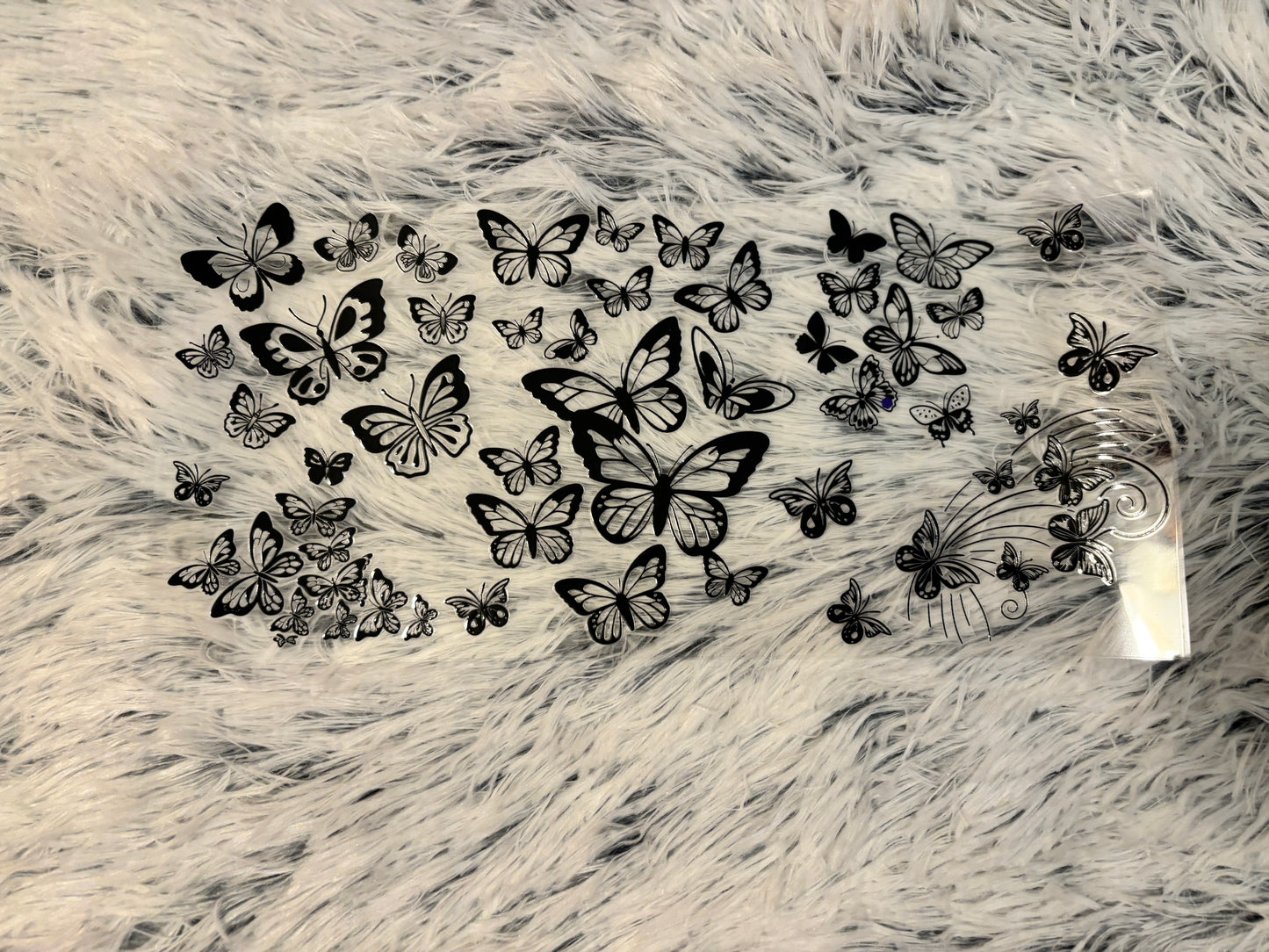 Butterflies/Flowers UV DTF