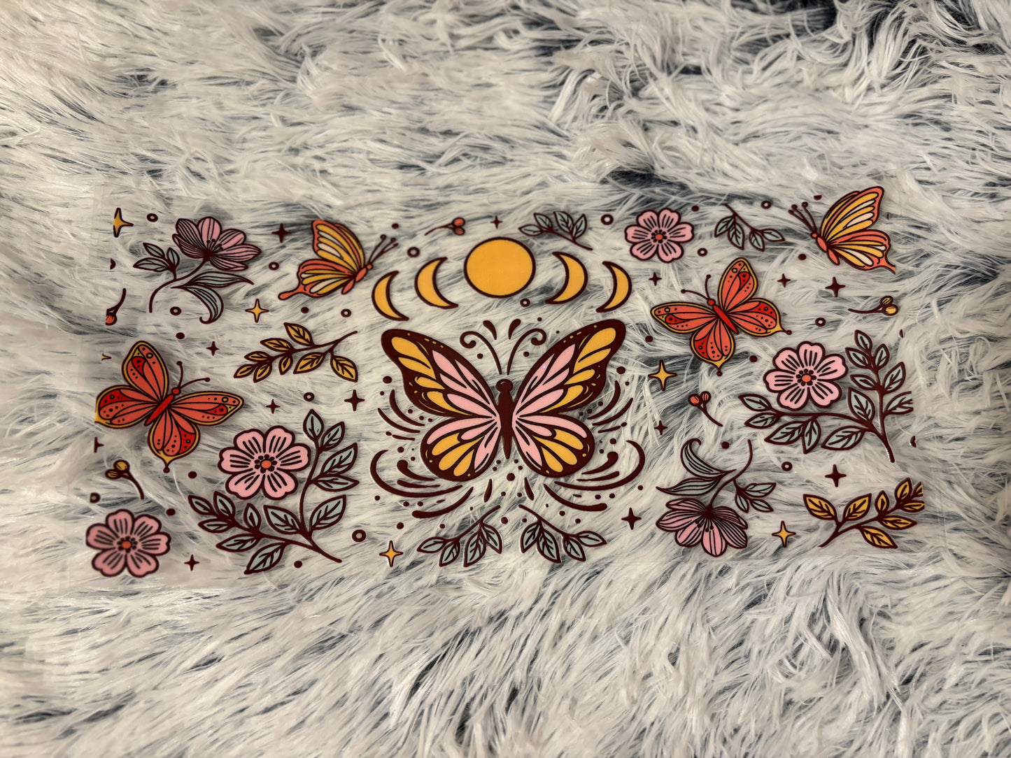 Butterflies/Flowers UV DTF