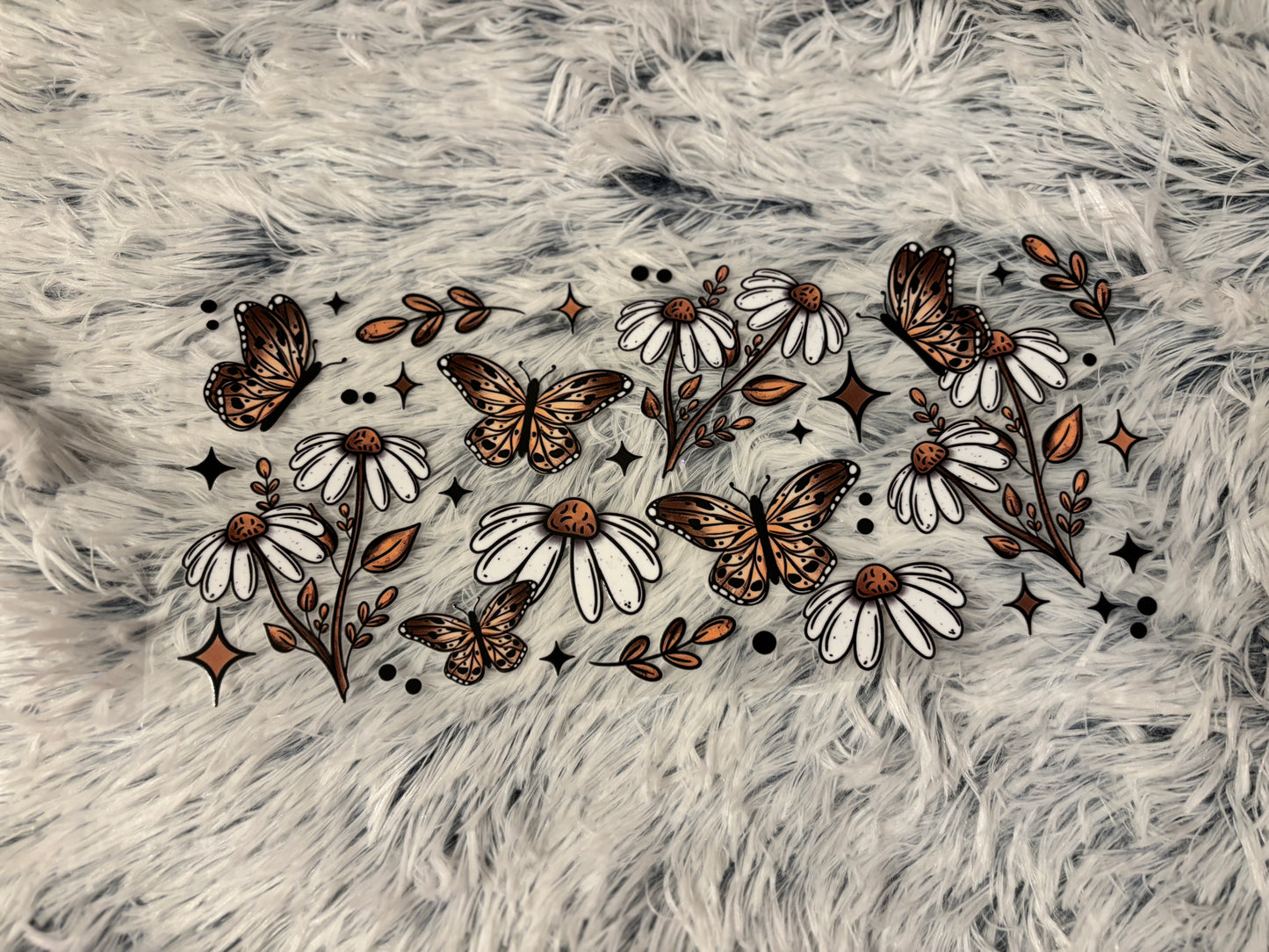 Butterflies/Flowers UV DTF