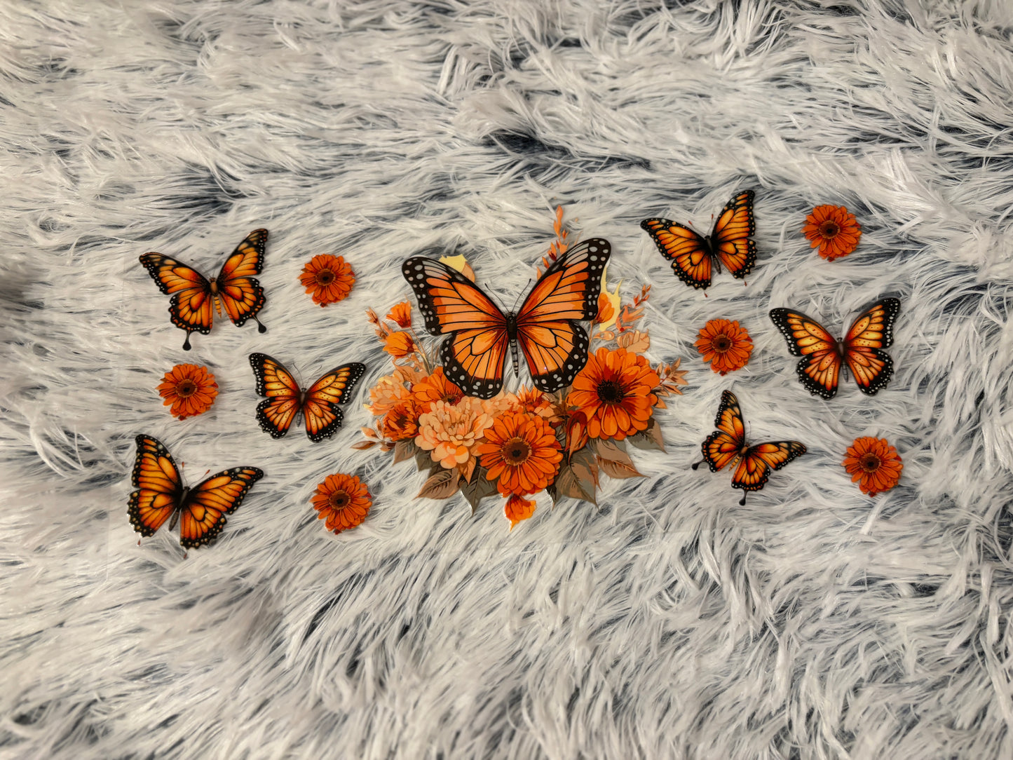 Butterflies/Flowers UV DTF