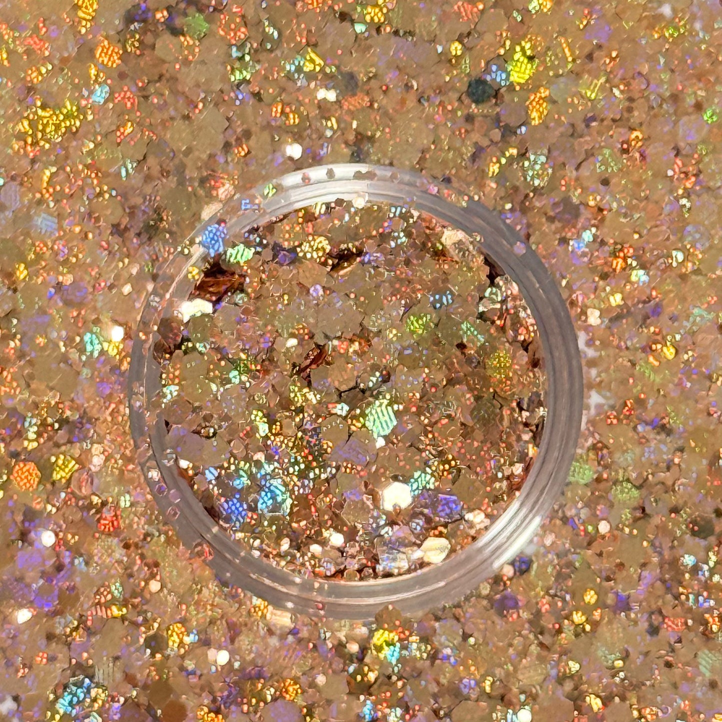 Glazed Peach - Textured Holo