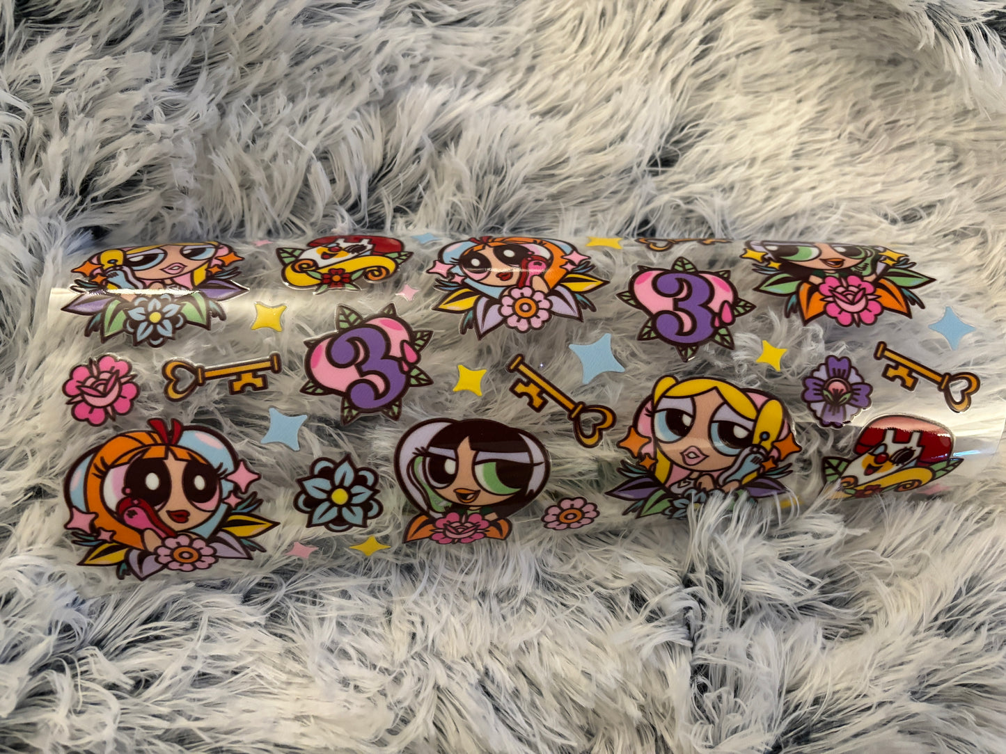 Powerpuff Girls UV DTF Options