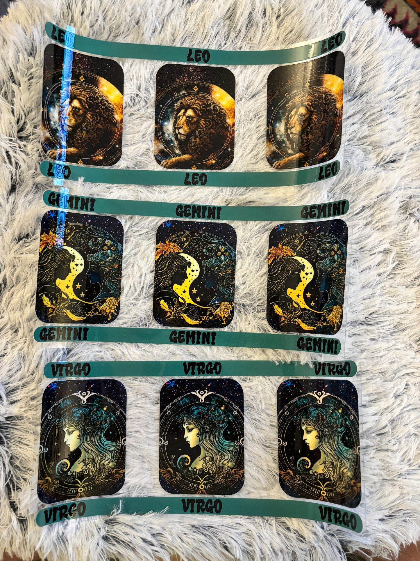 Horoscope UV DTF Options