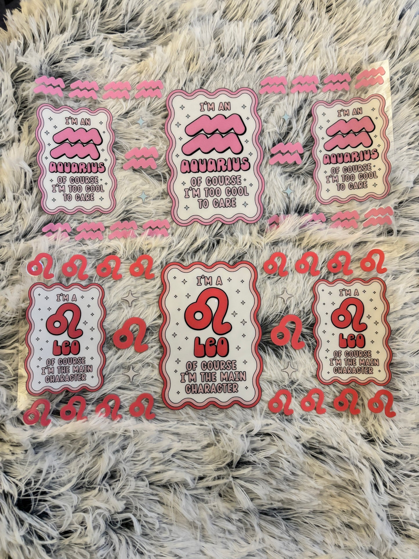 Horoscope UV DTF Options