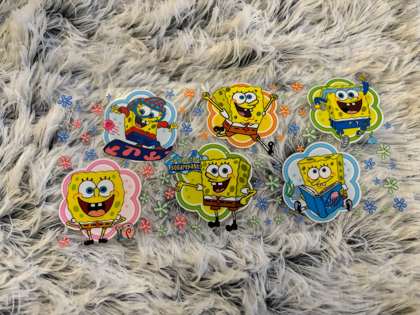 Spongebob UV DTF Options