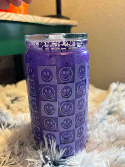 Purple Snowglobe Catseye Tumbler (16oz)