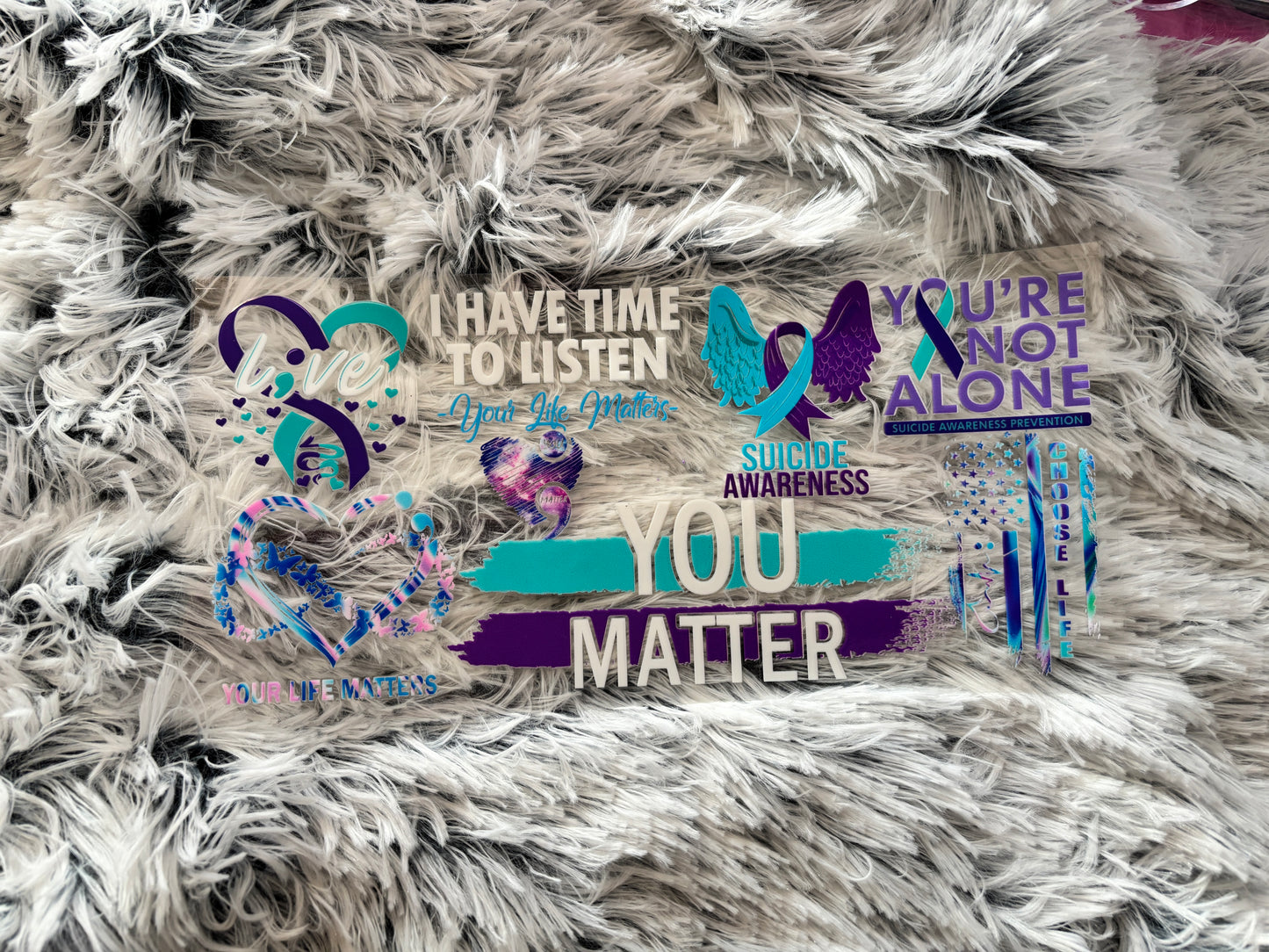 Awareness/Quotes UV DTF