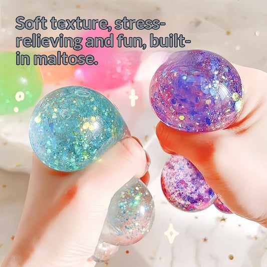 Golden Powder Maltose Ball Stress-Relief Toy