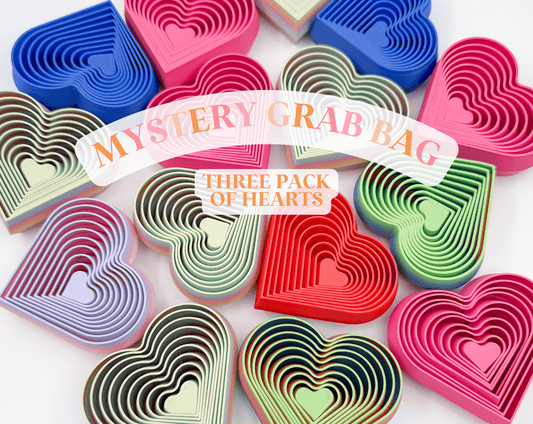 Mixed Bag of Heart Fidgets